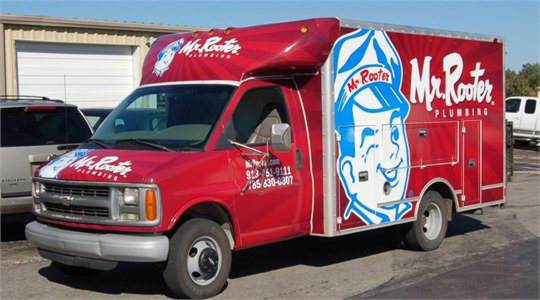 Mr Rooter Box Truck Wrap